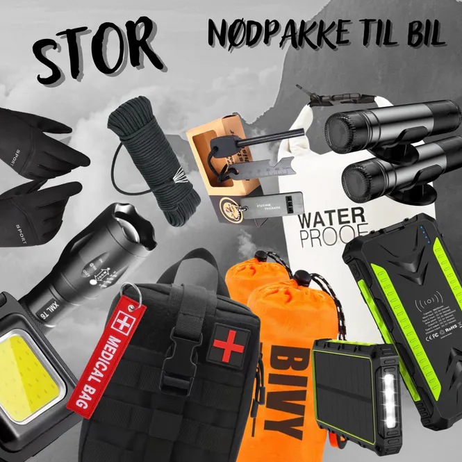 Hovedbilde Beredskapspakke Bil - Stor
