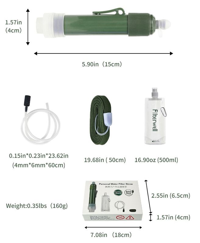 Vannfilter - Waterfilter straw 