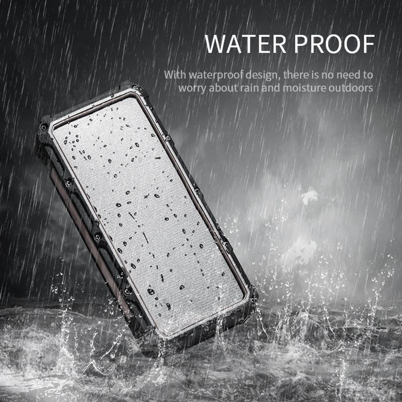 Powerbank med solcelle 36.000