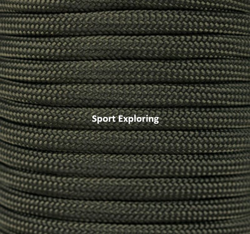 Paracord 550 grønn 30 meter