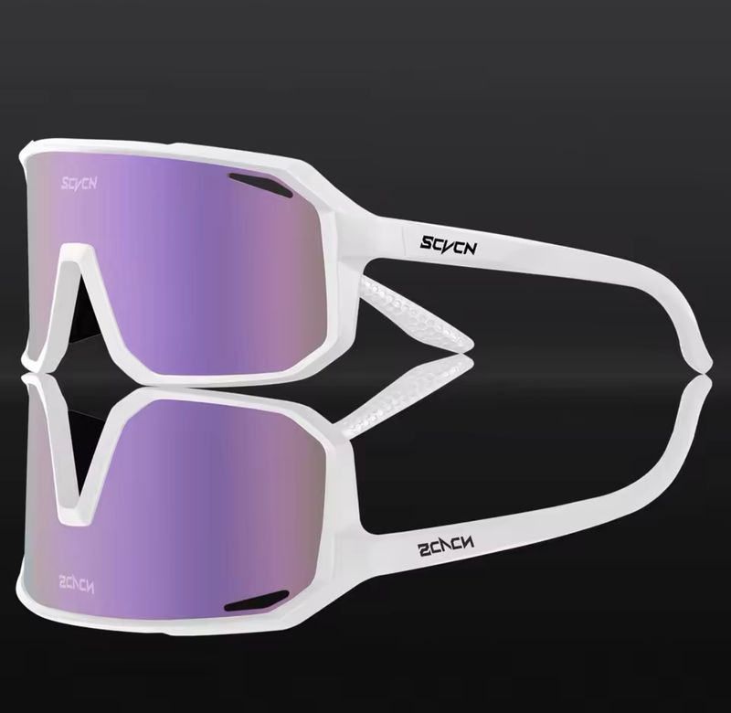 Raske Solbriller - hvit og lilla