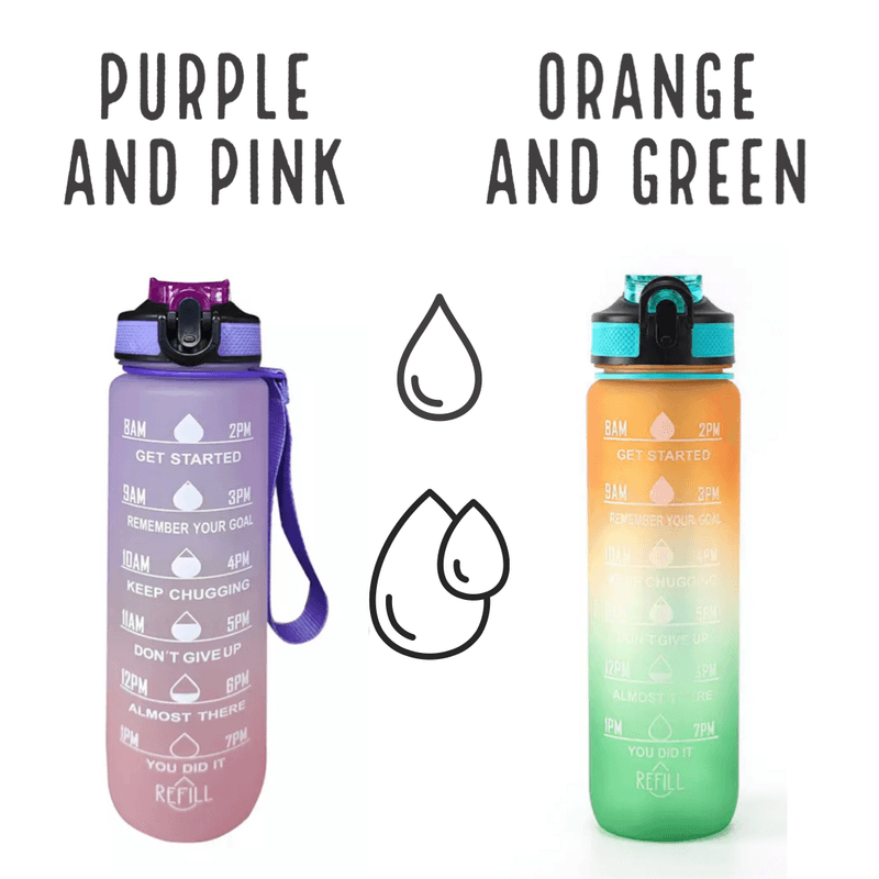 Motivasjons drikkeflaske 