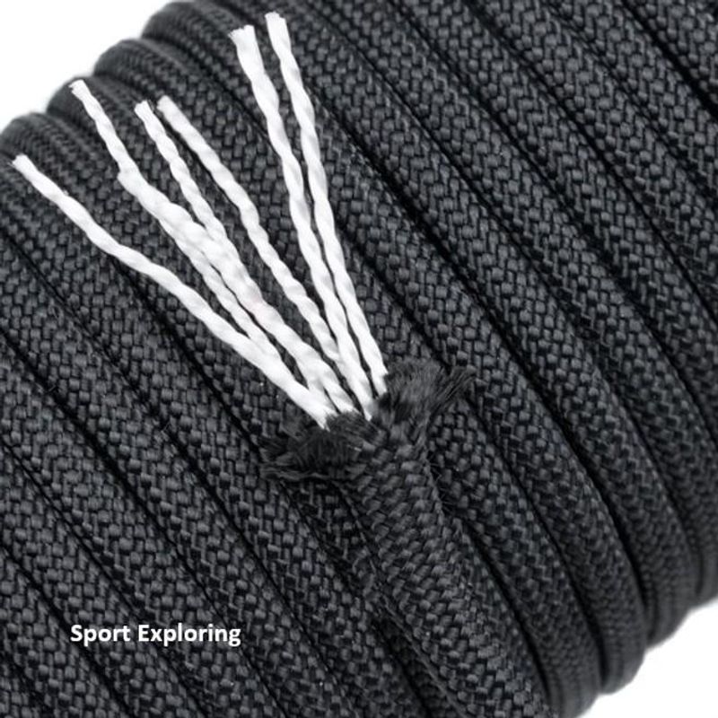 Paracord 550 svart 30 meter