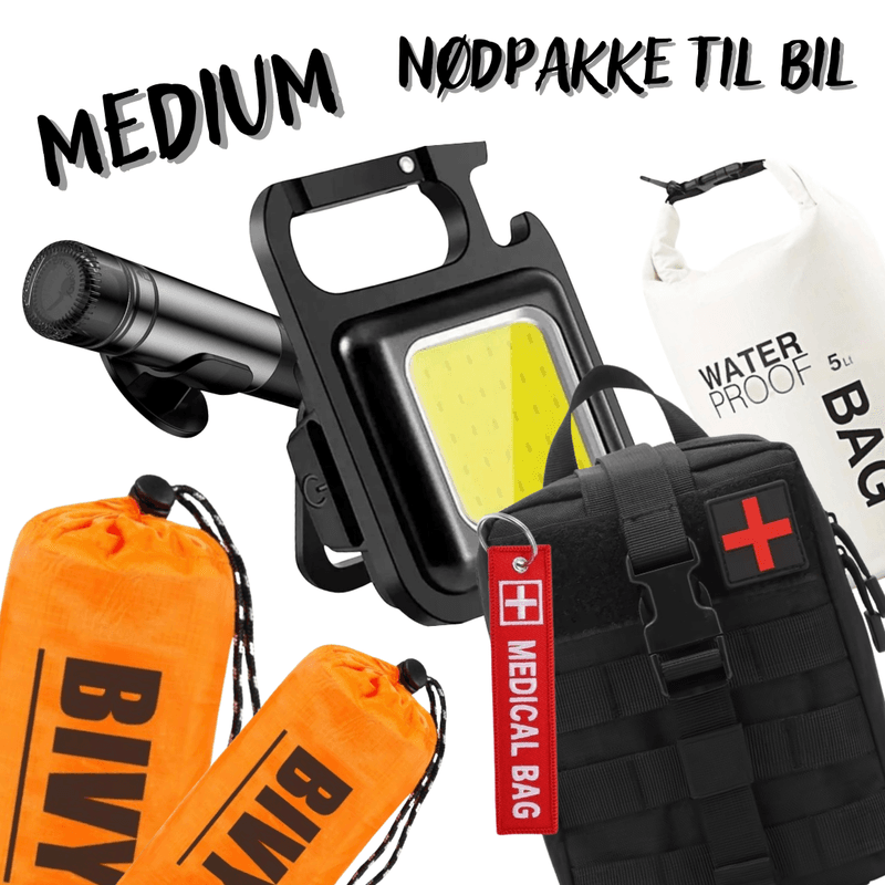 Beredskapspakke Bil - Medium