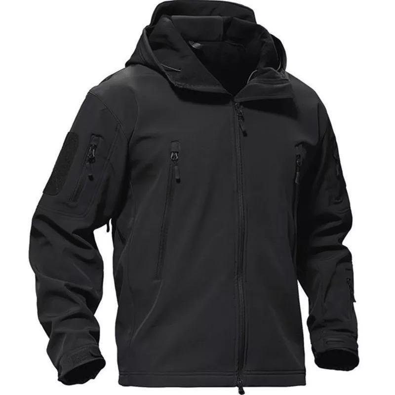 Taktisk Softshell jakke - svart
