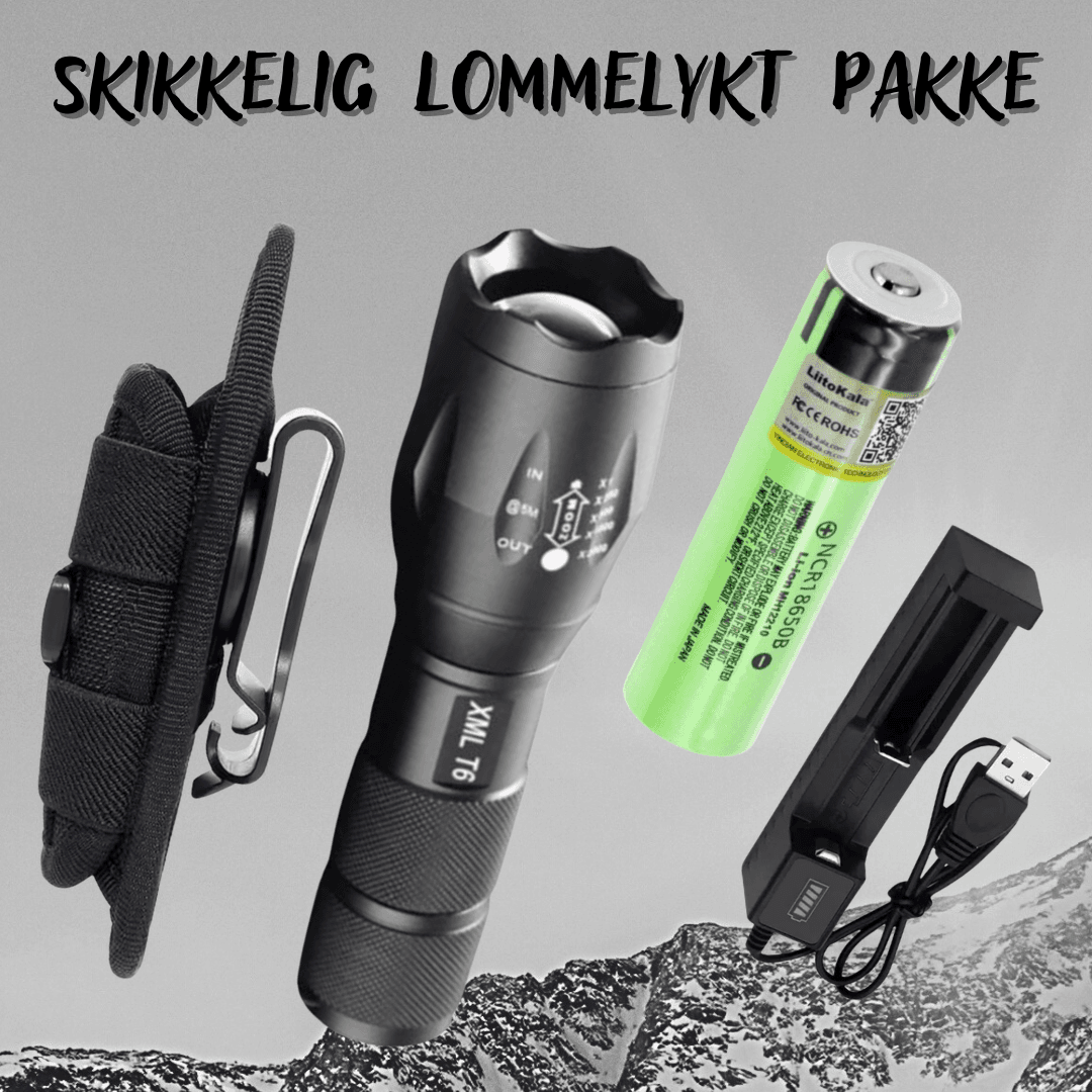 Testvinner lommelykt