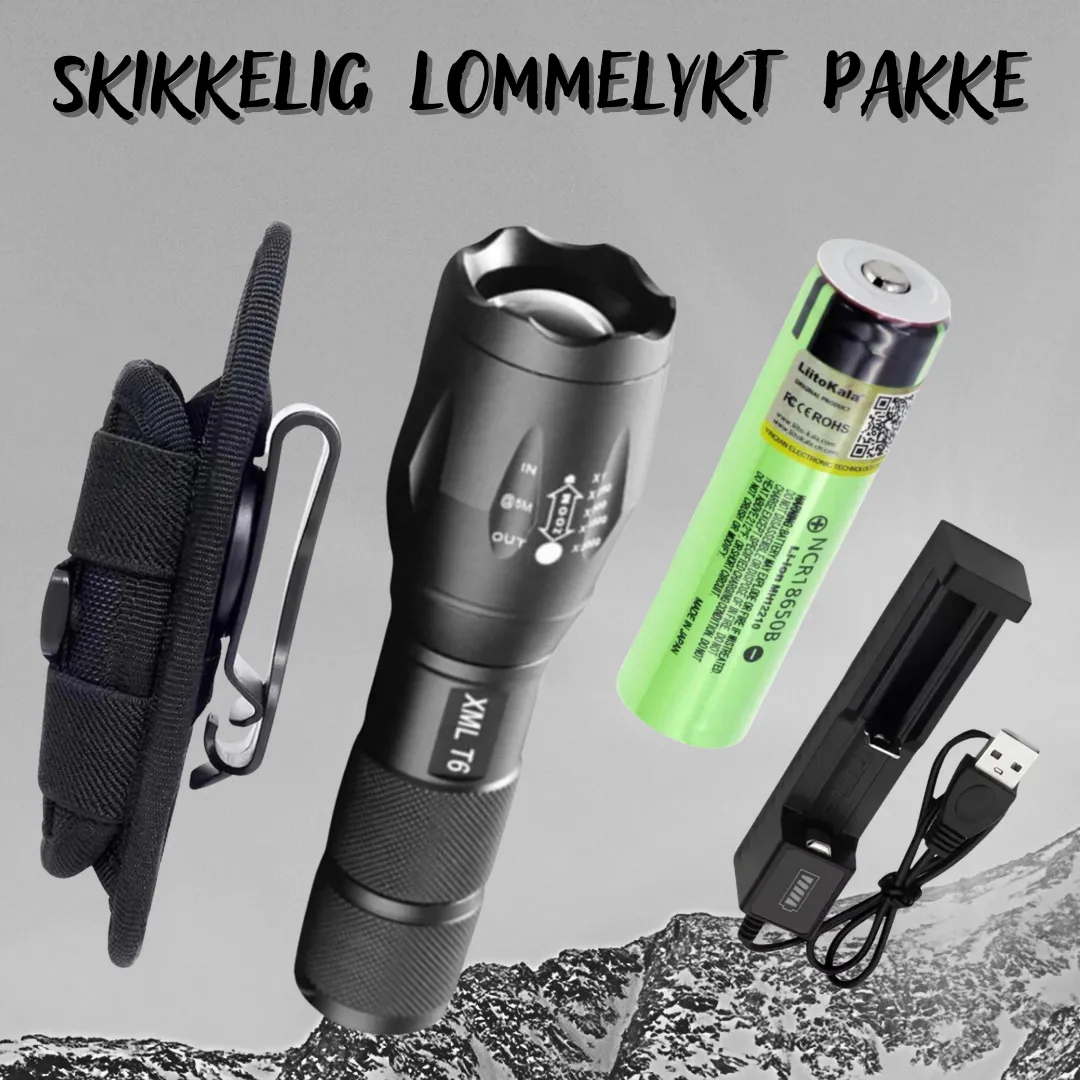 Testvinner lommelykt