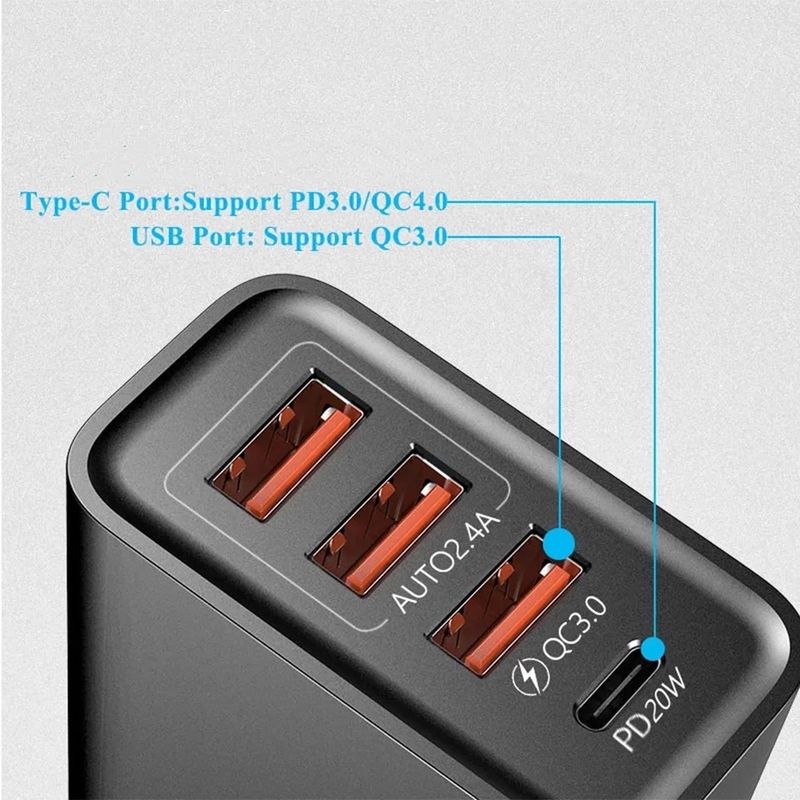 USB 3.0 og Type-C Hurtiglader