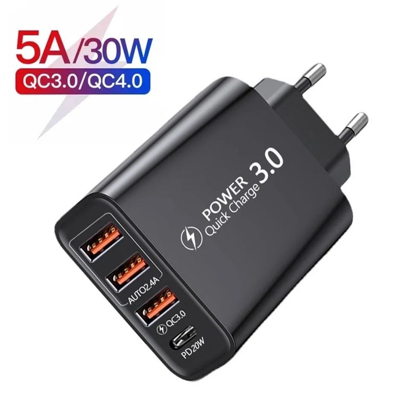 USB 3.0 og Type-C Hurtiglader